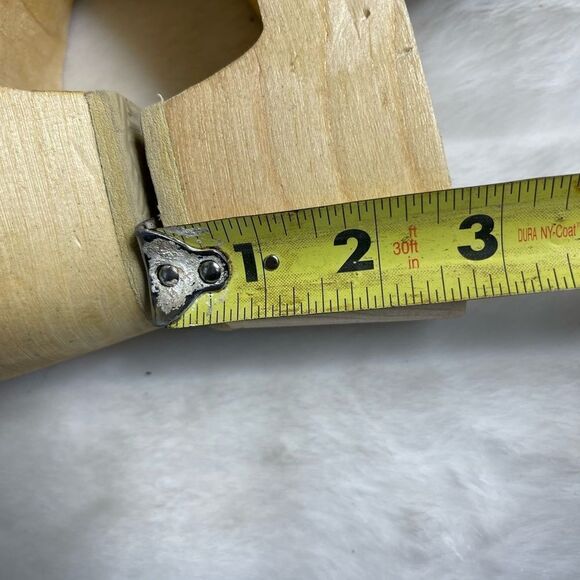 Rag & Co Darcie taupe suede clogs wooden block heels EUR 38 - Picture 6 of 11